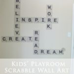 DIY Scrabble Wall Art