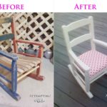 How to makeover a kids rocking chair