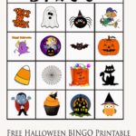 Free – Halloween BINGO Printable for Little Kids