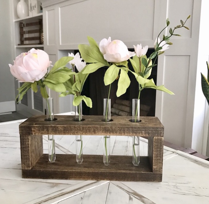 DIY Test Tube Vase Holders Build and Create Home