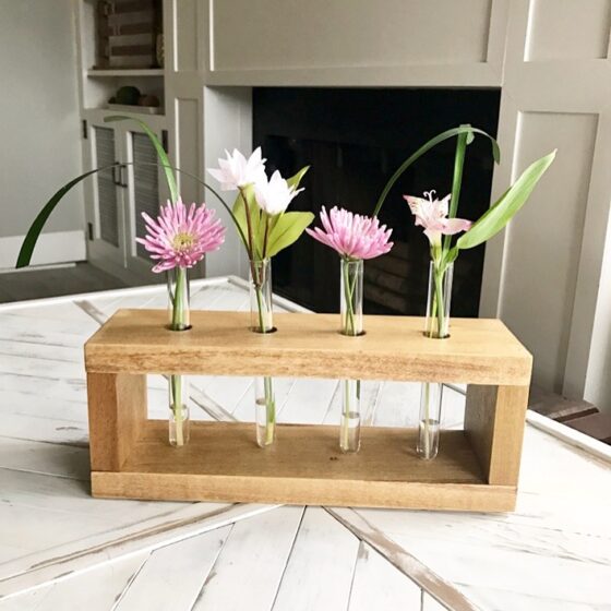 DIY Test Tube Vase Holders Build and Create Home