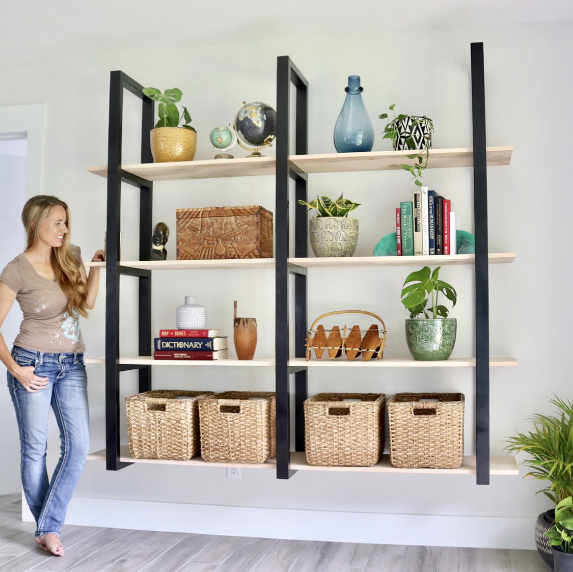 Hubby How To: Custom DIY Storage Shelves - Big Living