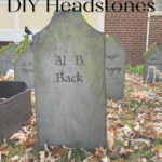 DIY Headstone and Cemetery