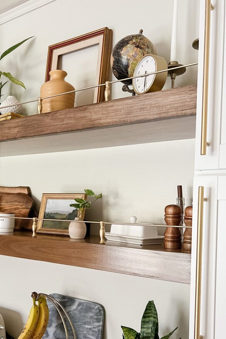 DIY Faux Brass Railing - Build and Create Home